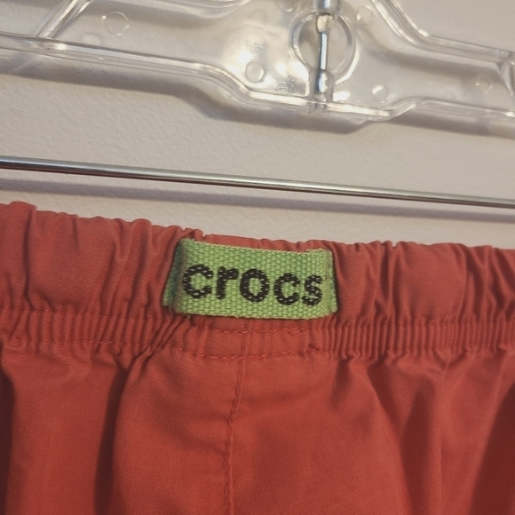 CROCS | Women's Melon Pink Hospital Scrubs Drawstring Pants (Size MP) - Picture 8 of 14